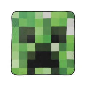 Minecraft Creeper Fleece Throw Blanket