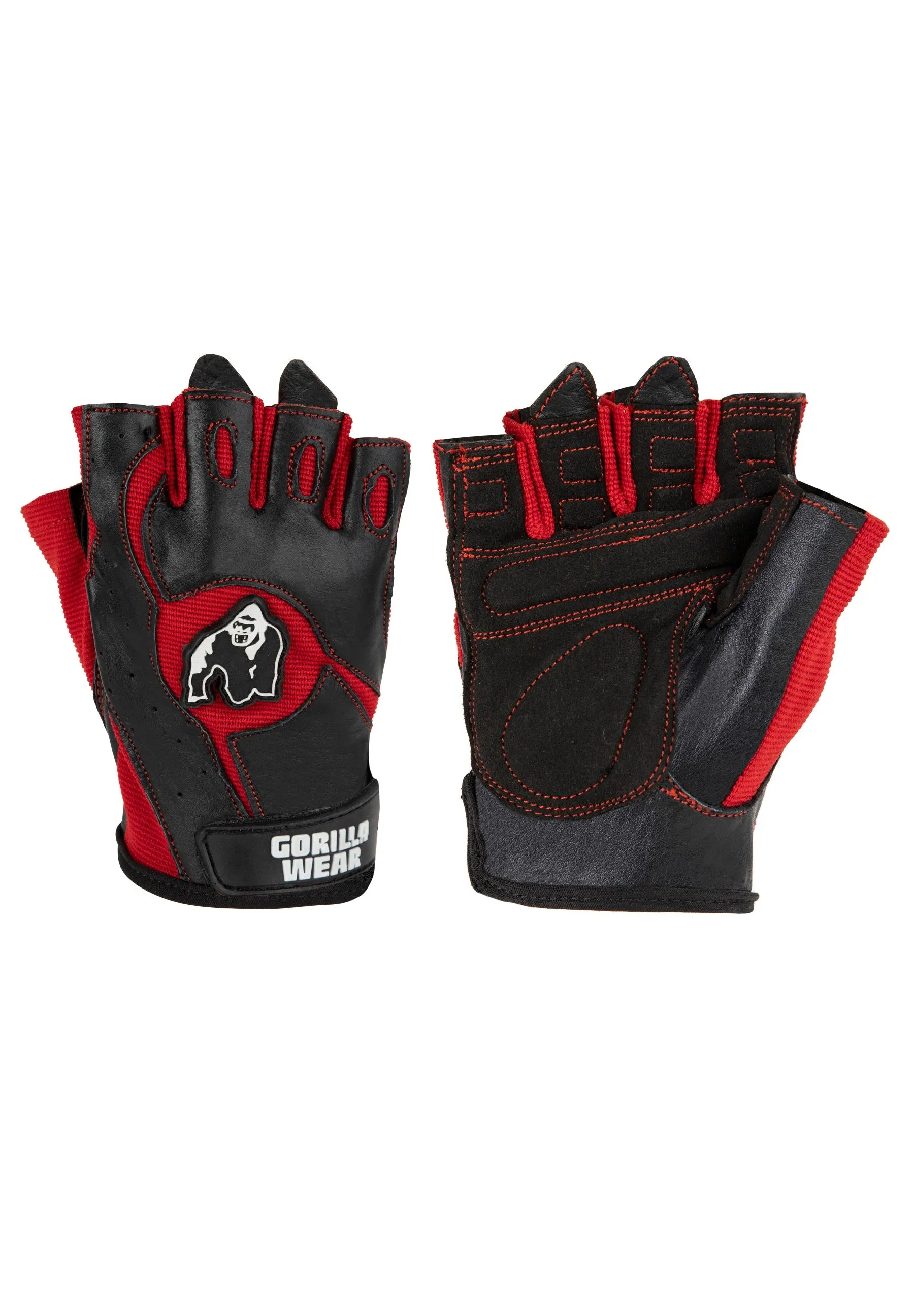 Mitchell Training Gloves - Black/Red