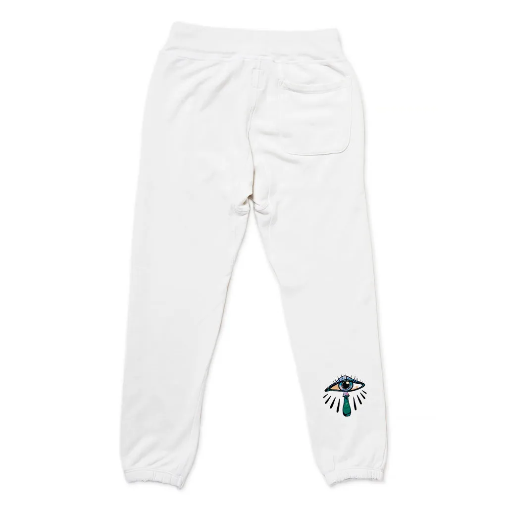 NSF x JA SWEATPANTS WHITE