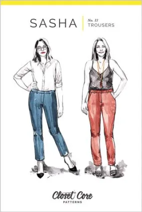 Pattern for Garment Making: Sasha Trousers Pattern/ Pants by Closet Core Patterns