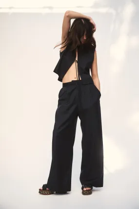 pinstripe tailored pant