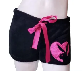 Playboy Black Fleece Shorts