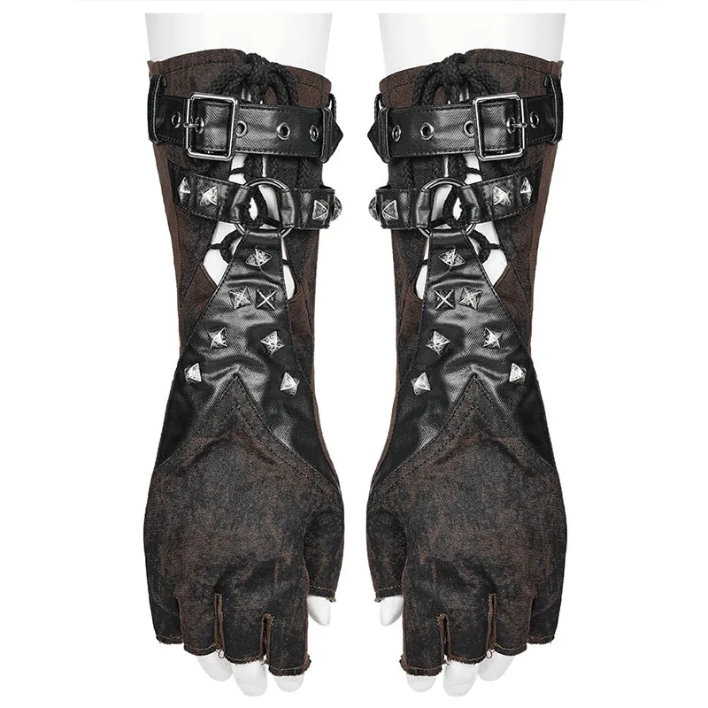 Punk Heavy Industry PU Glove Medium Length