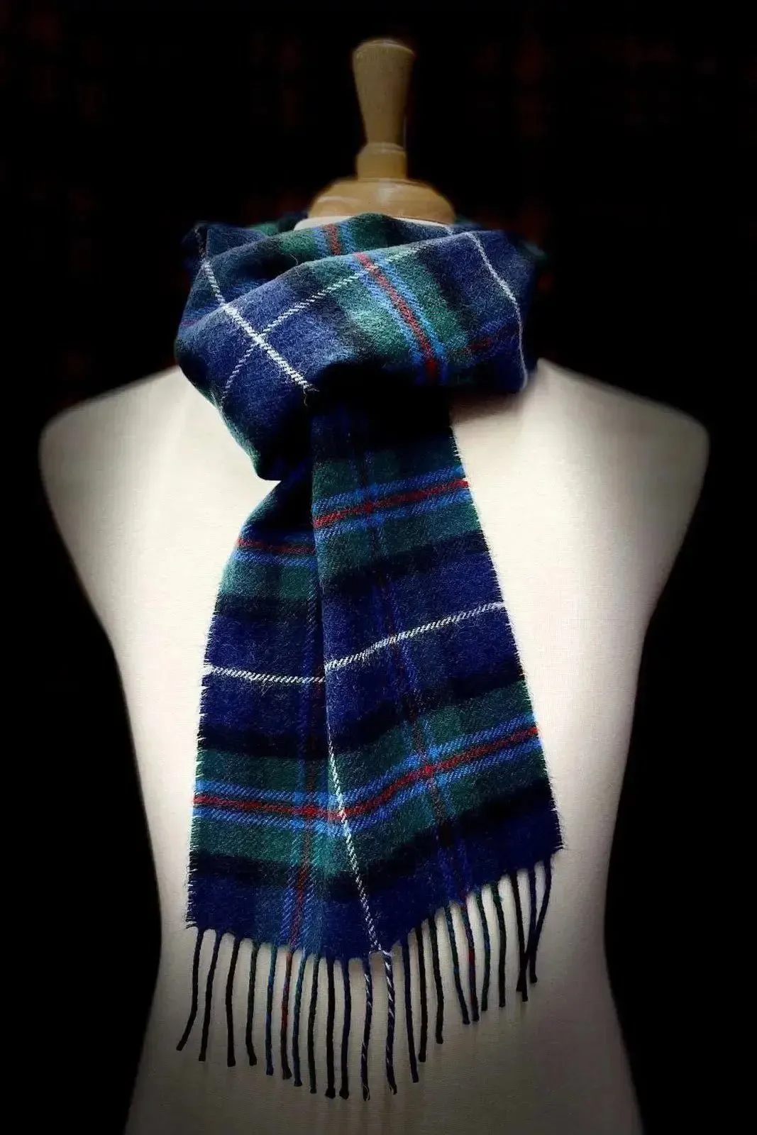 Pure Lambswool Peebles Tartan Scarf