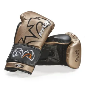 RIVAL RS11V EVOLUTION SPARRING GLOVES - GOLD