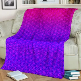 Sacral Bloom Micro Fleece Blanket