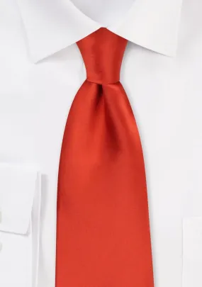 Saffron Spice Solid Necktie