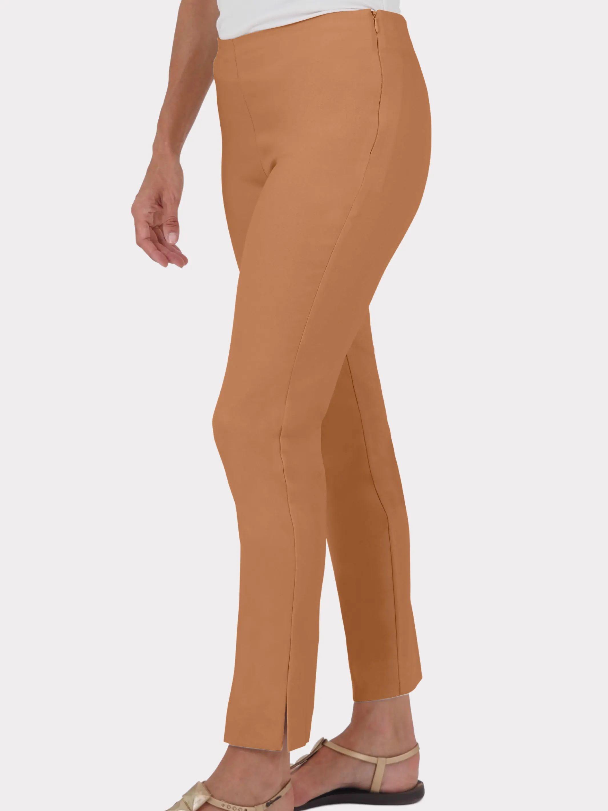 Slim Cut Canvas Cotton Stretch Pant