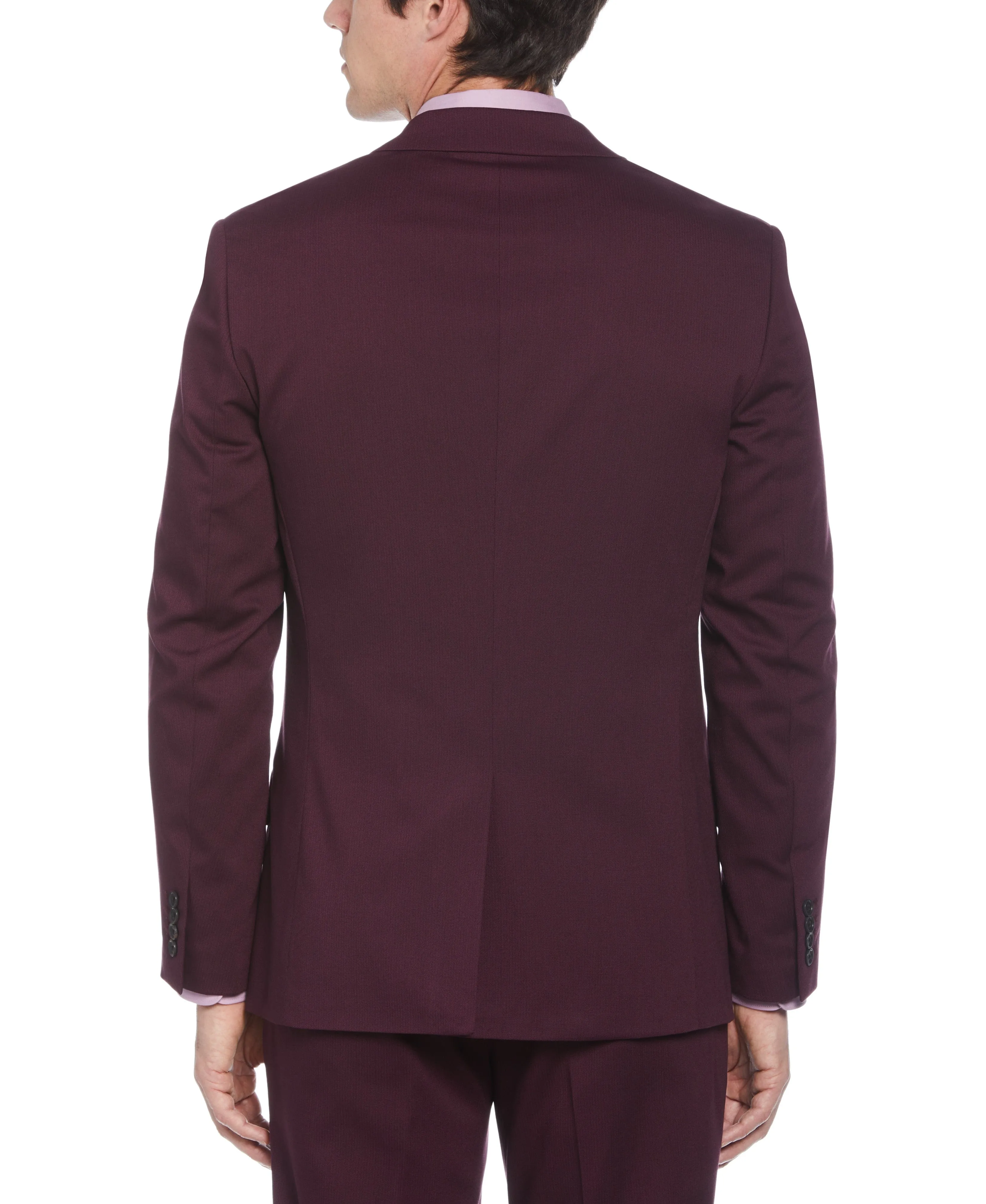 Slim Fit Burgundy Performance Tech Suit