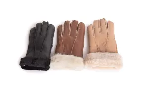 Stitching Gloves With Full Grain Leather