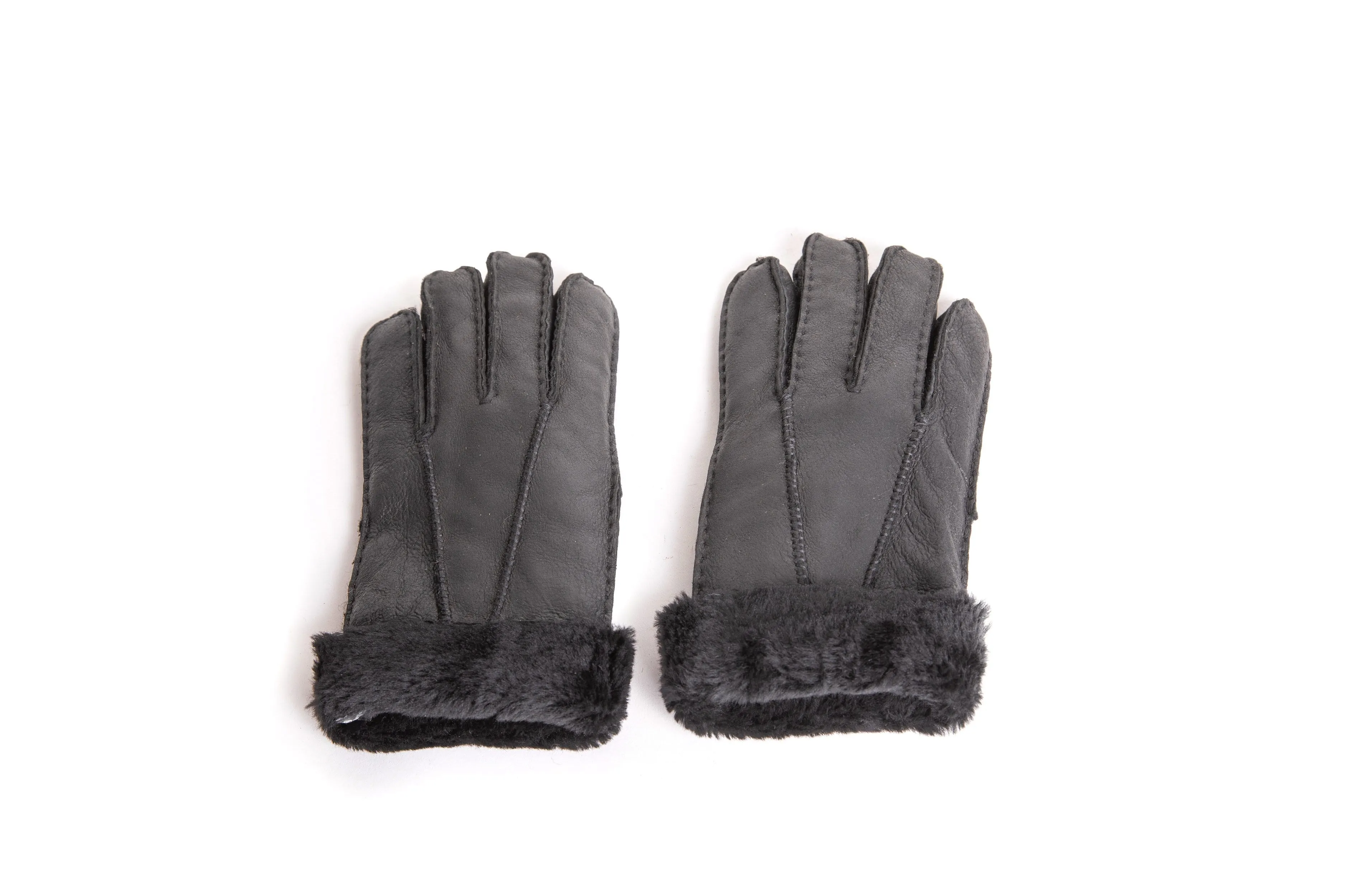 Stitching Gloves With Full Grain Leather