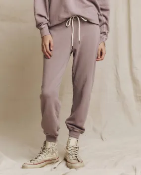 The Cropped Sweatpant. Solid -- Quartz