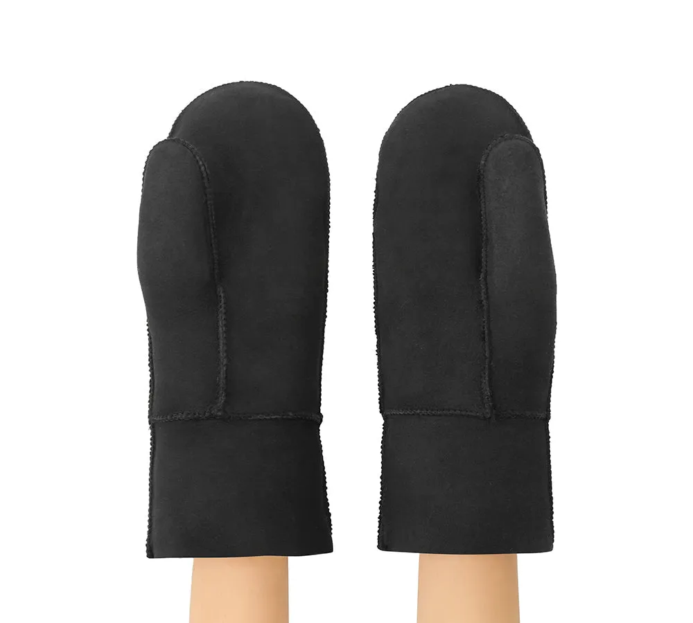 UGG Gloves Fluffy Sheepskin Wool Mittens