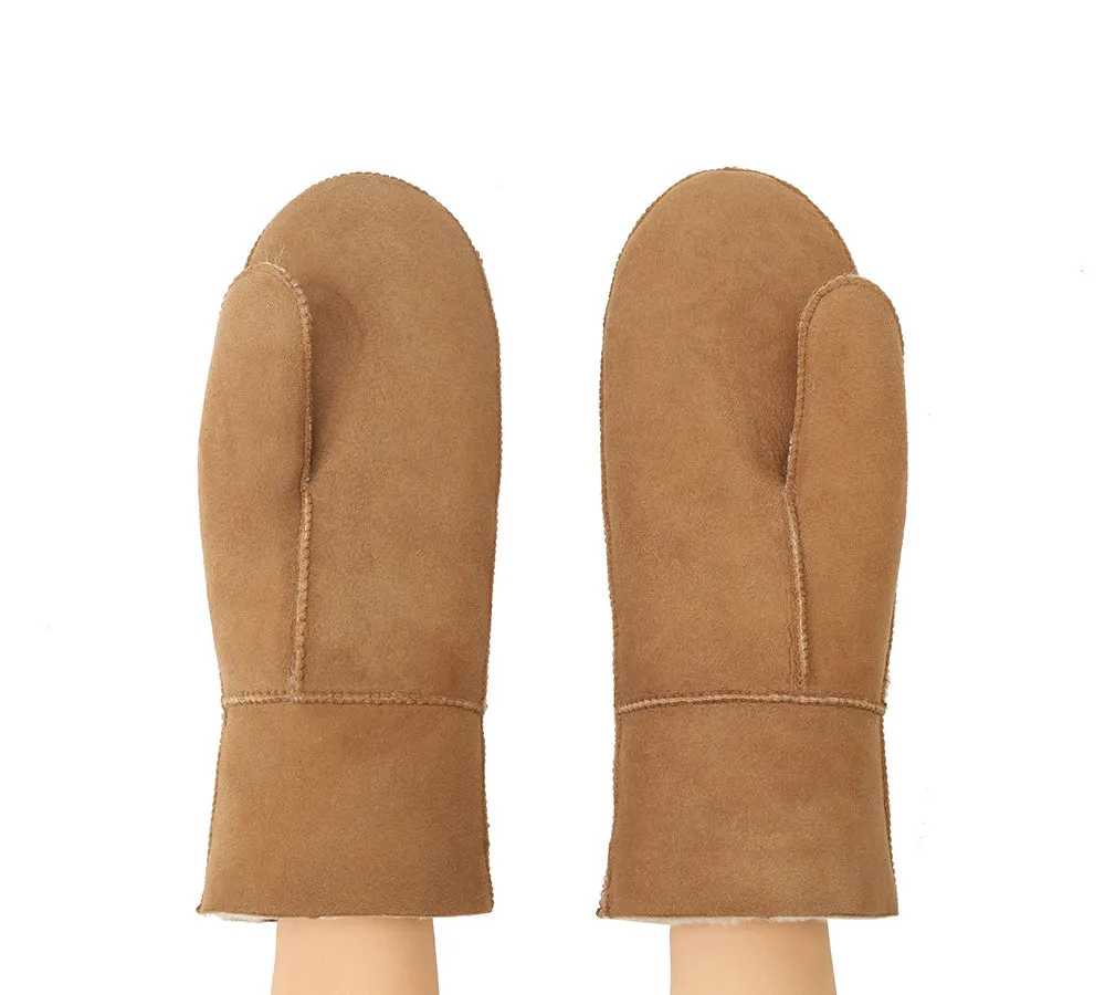 UGG Gloves Fluffy Sheepskin Wool Mittens