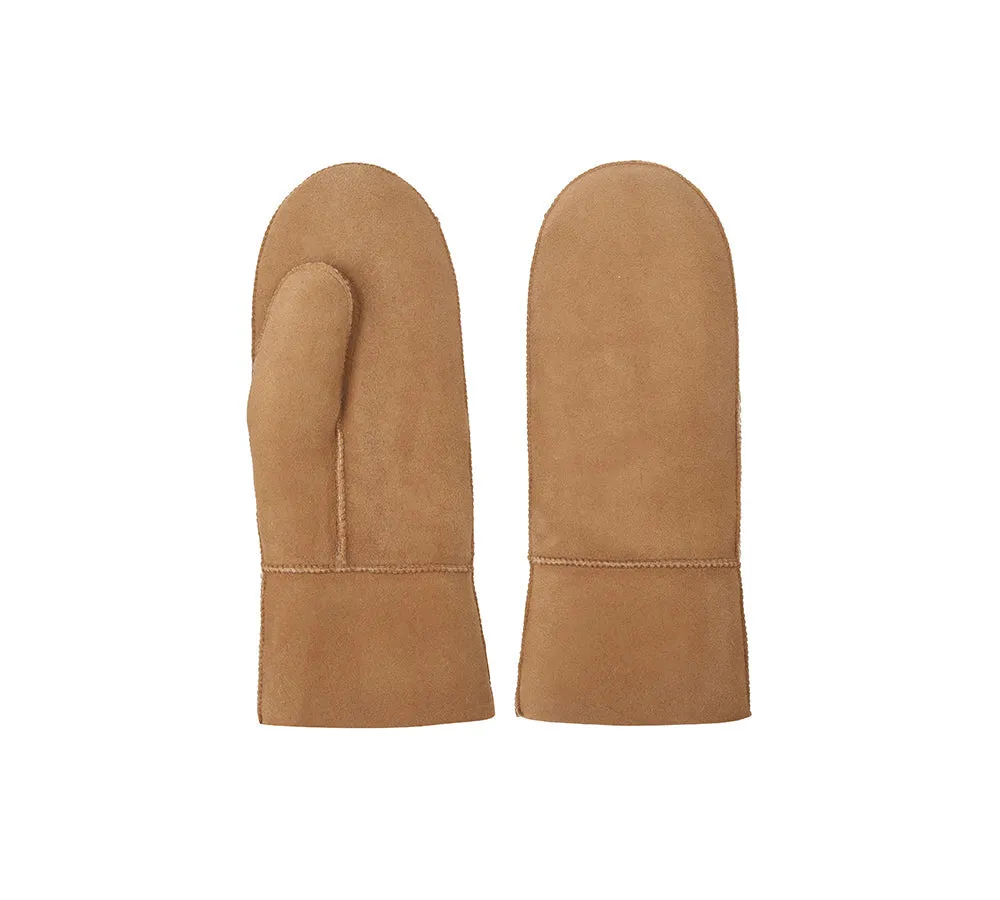 UGG Gloves Fluffy Sheepskin Wool Mittens