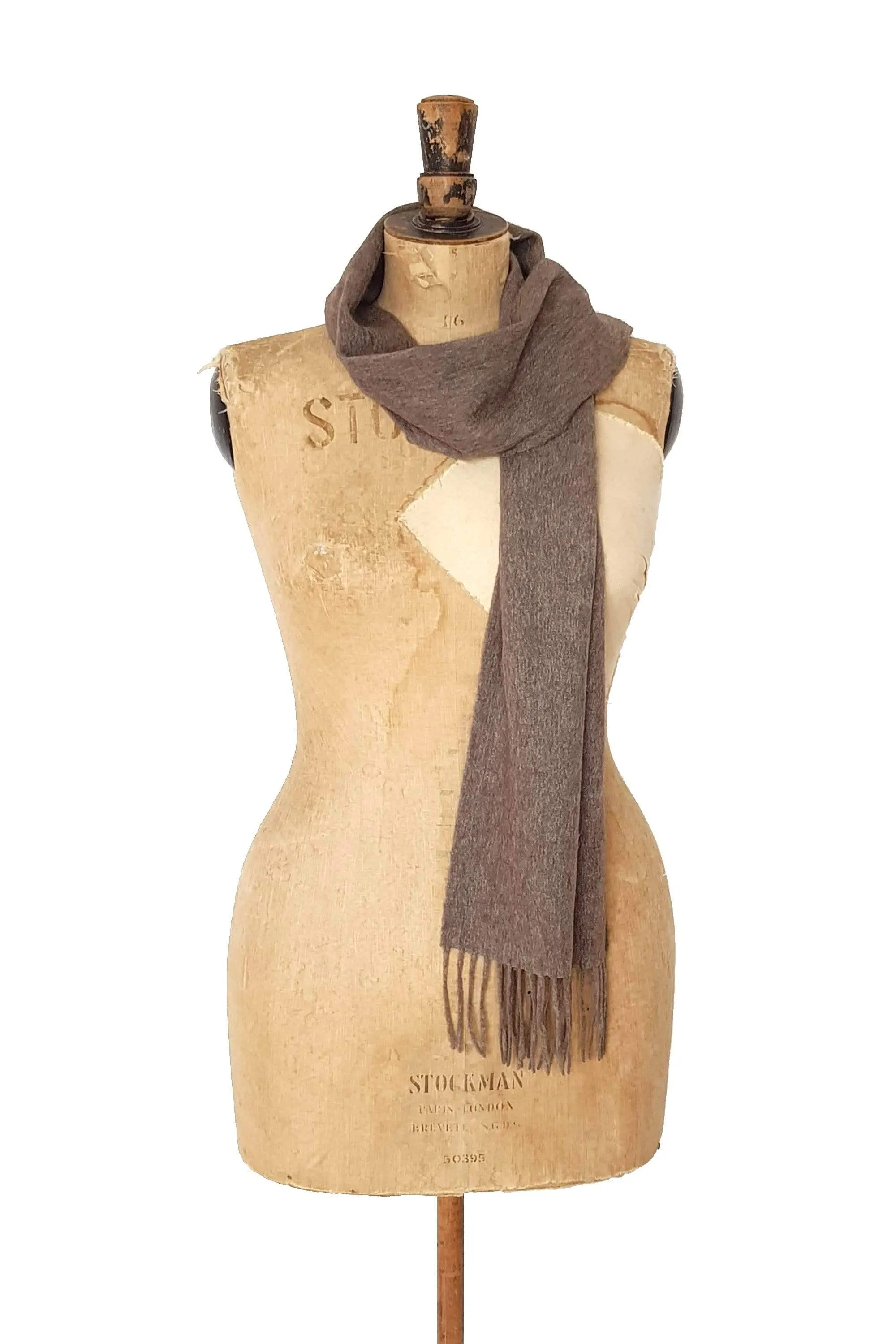 Undyed Natural Yak Wool Scarf - Small