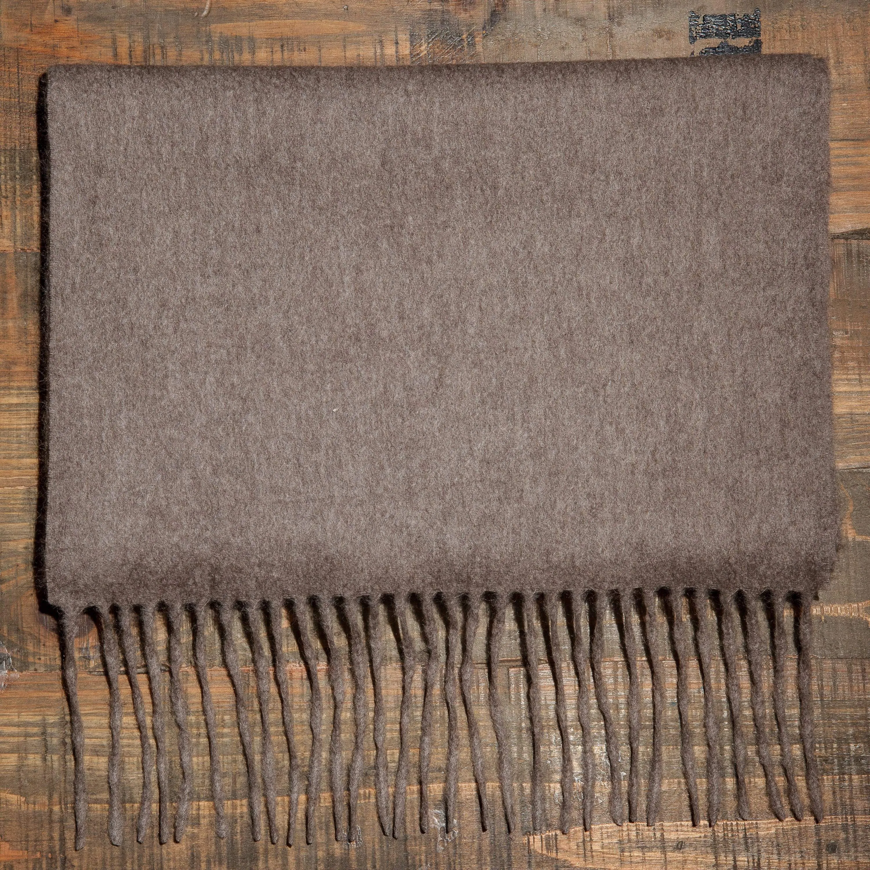 Undyed Natural Yak Wool Scarf - Small