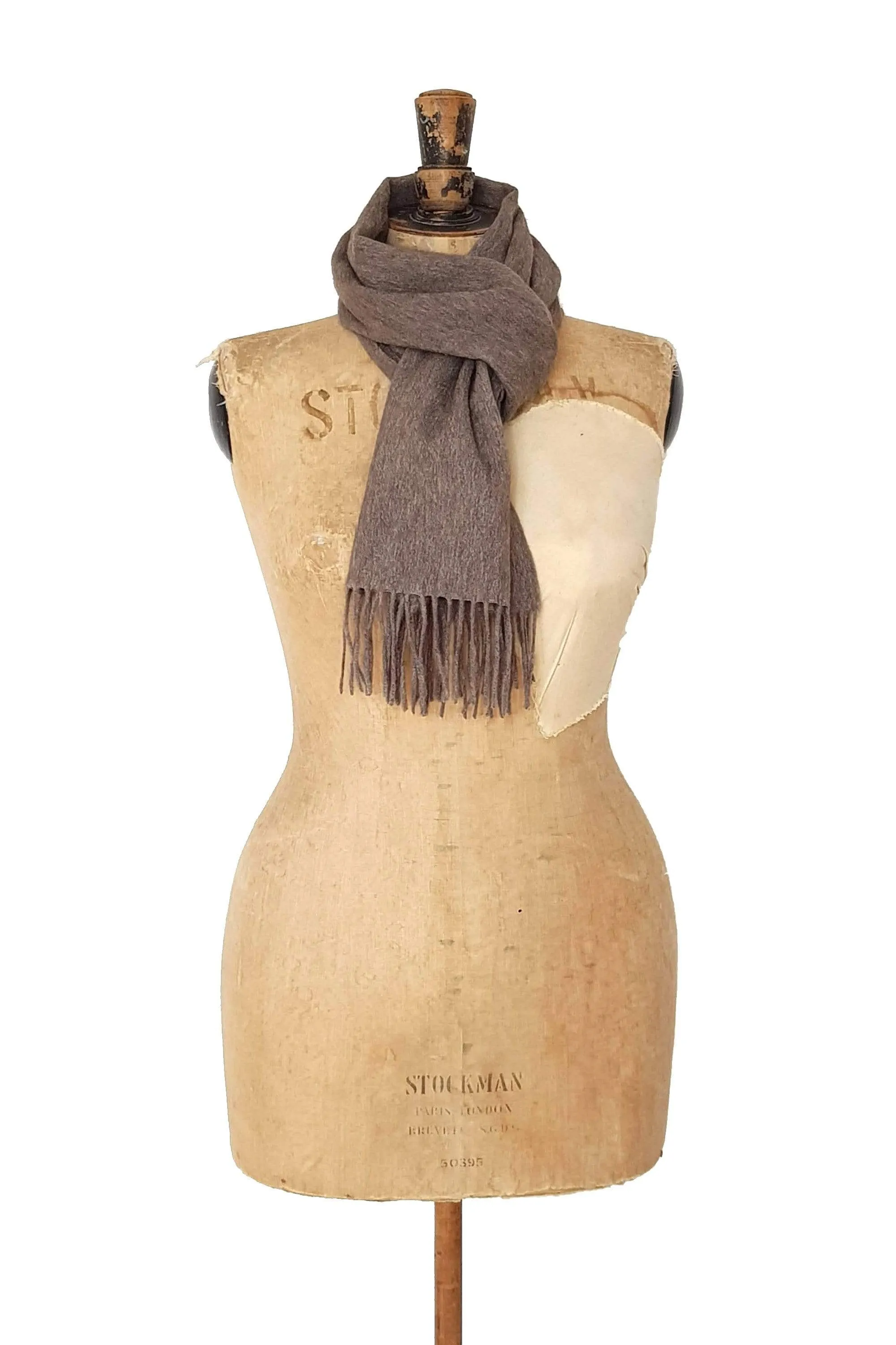 Undyed Natural Yak Wool Scarf - Small