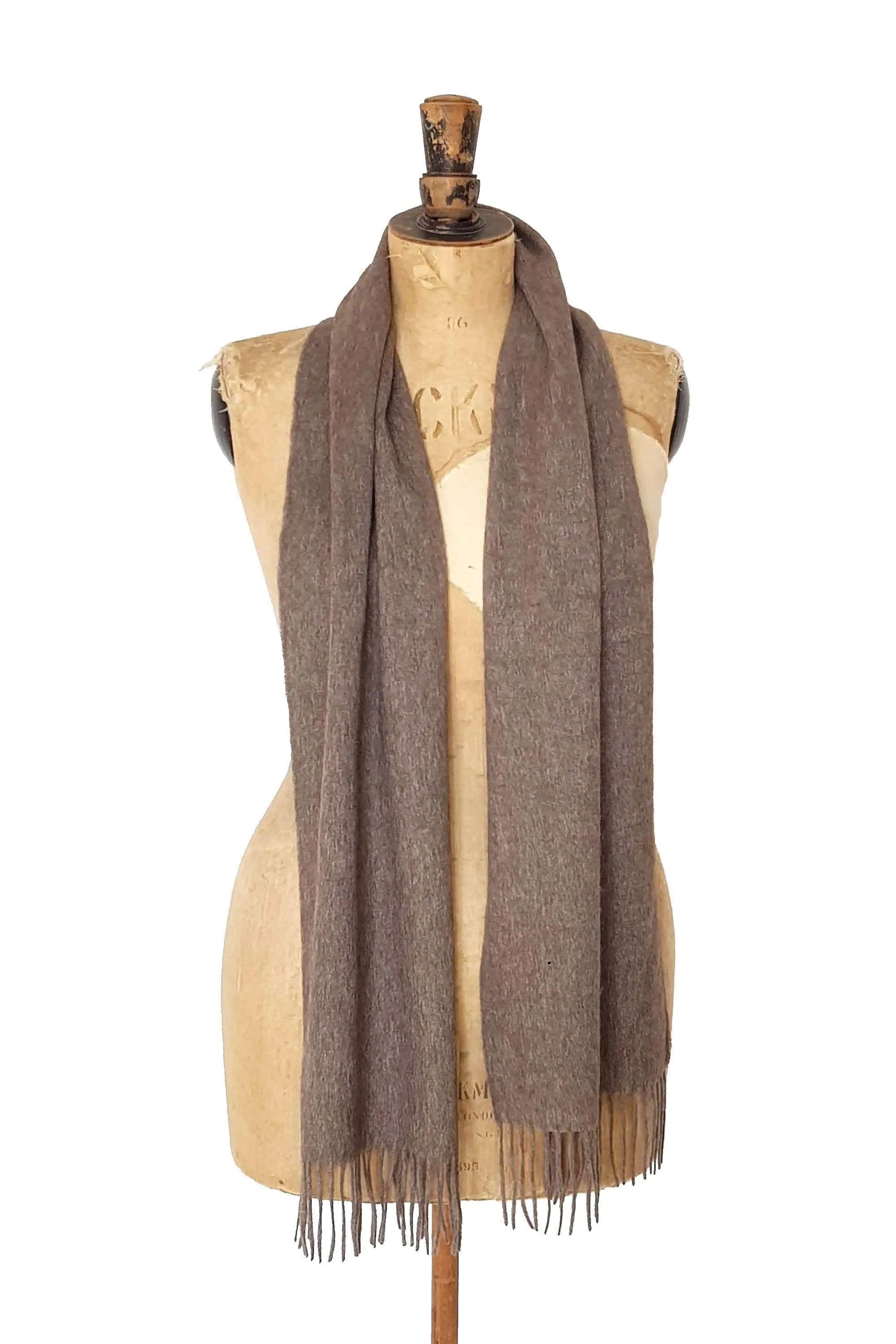 Undyed Natural Yak Wool Scarf - Small