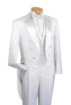 White Tail Three Piece Tuxedo