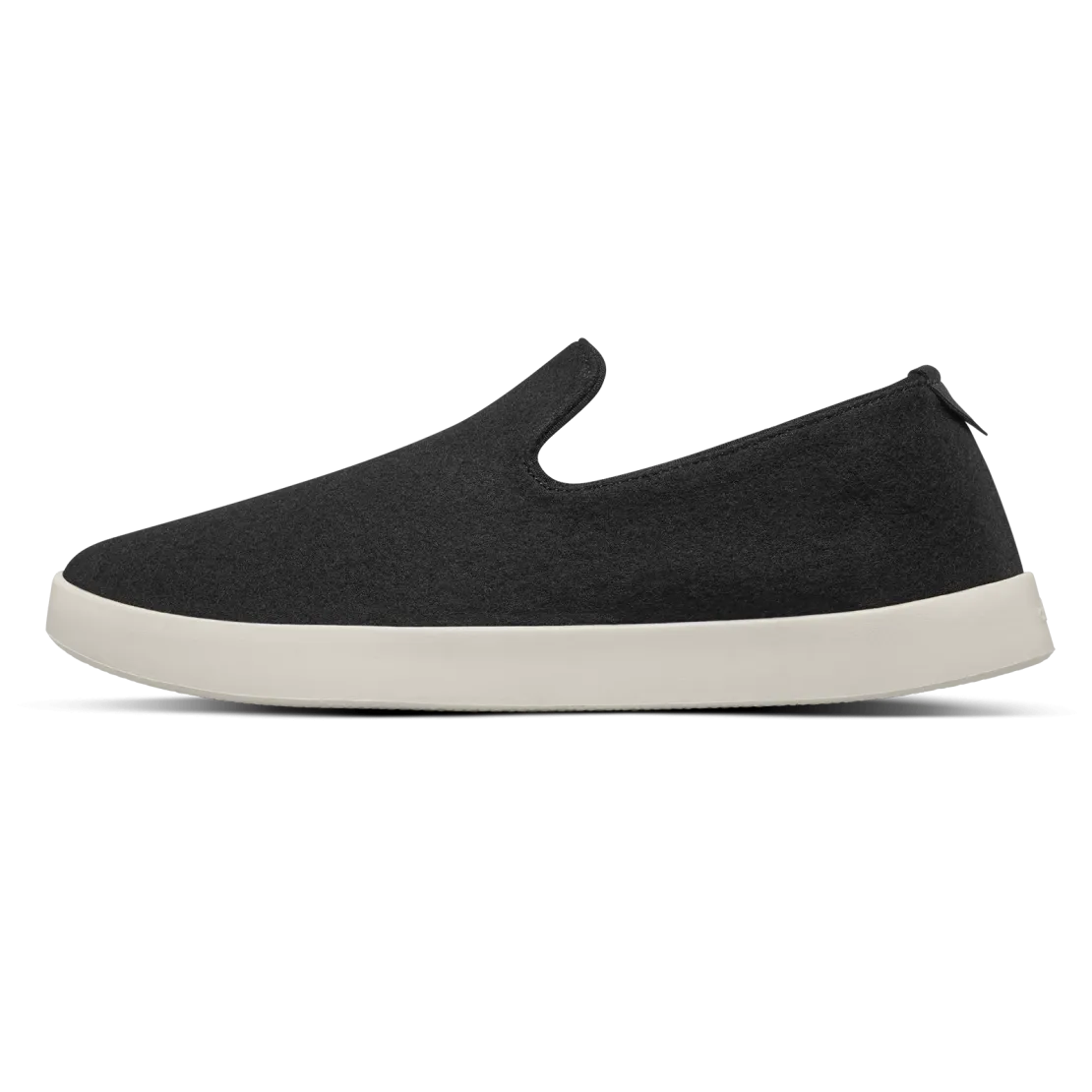 Women's Wool Loungers - True Black (Cream Sole)