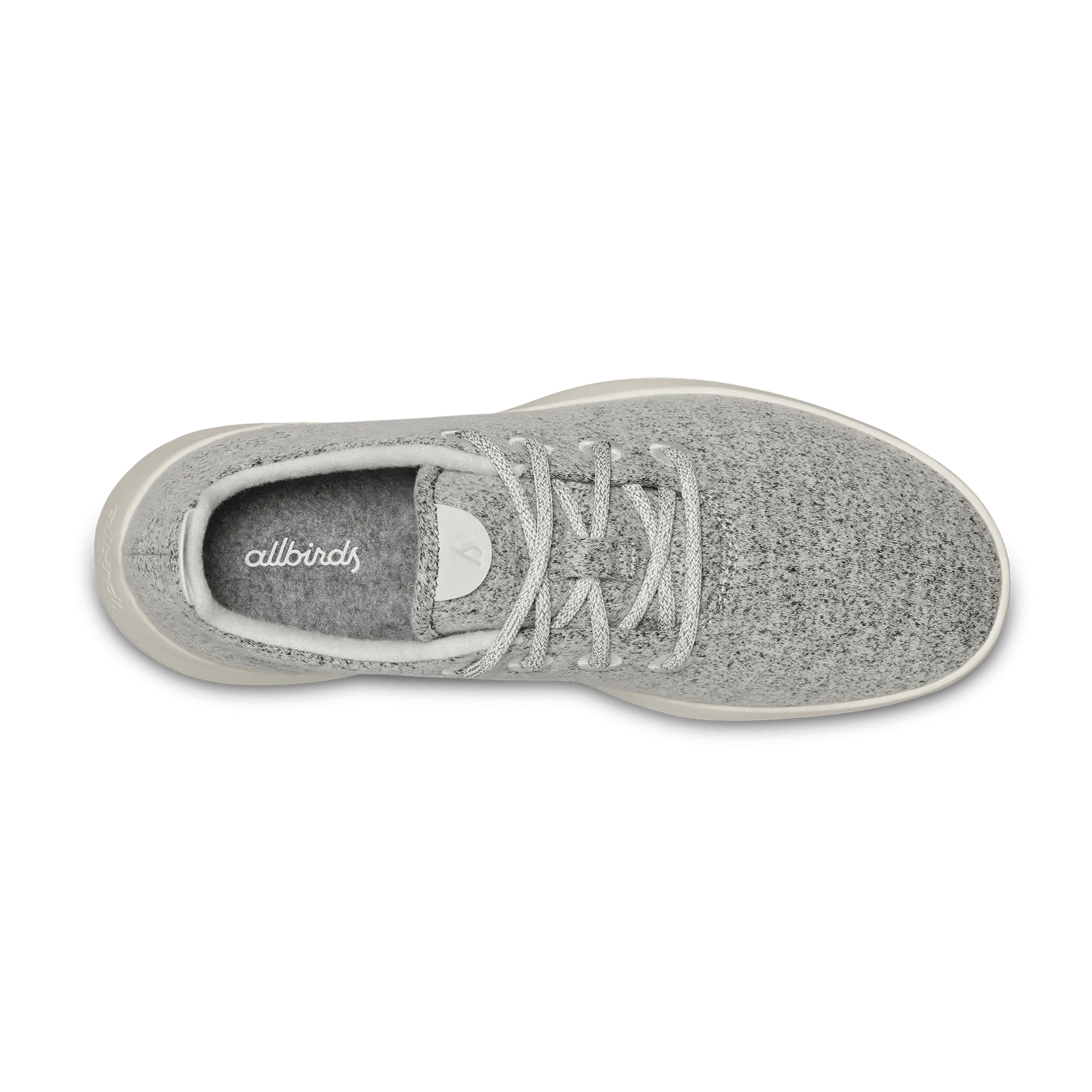 Women's Wool Runners - Dapple Grey (Cream Sole)